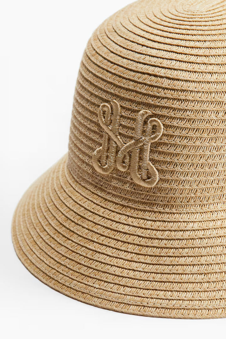 H&M STRAW BUCKET HAT