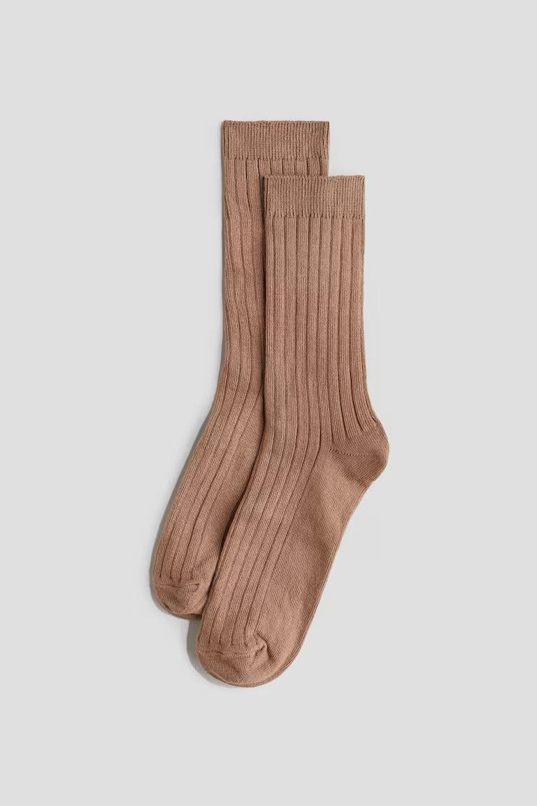 H&M 4-PACK RIB-KNIT SOCKS