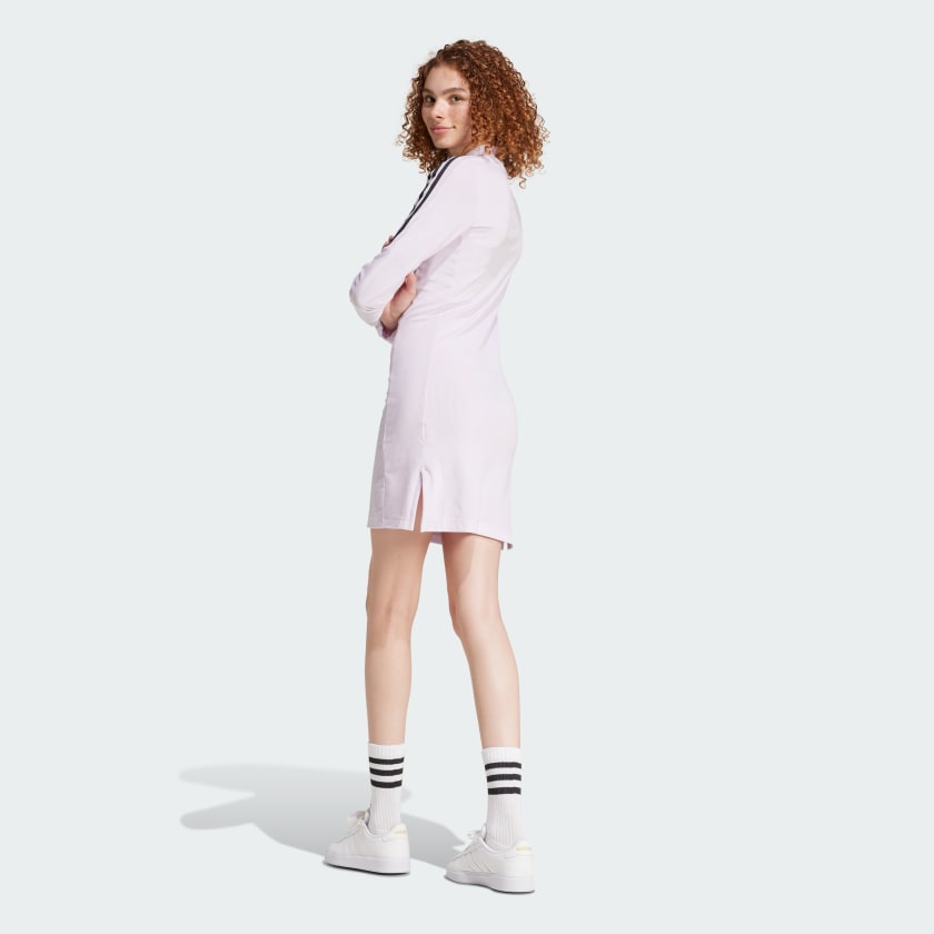 Adidas Tiro Cut 3-Stripes Stretchy Velour Dress