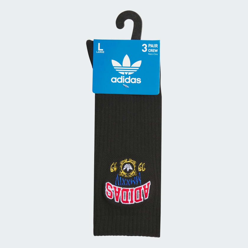 Adidas Originals Varsity 3-Pack Crew Socks