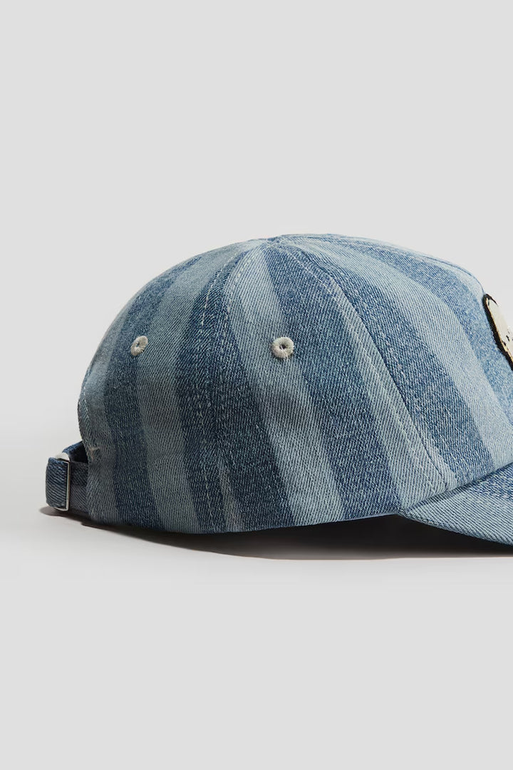 H&M MOTIF-DETAIL DENIM CAP