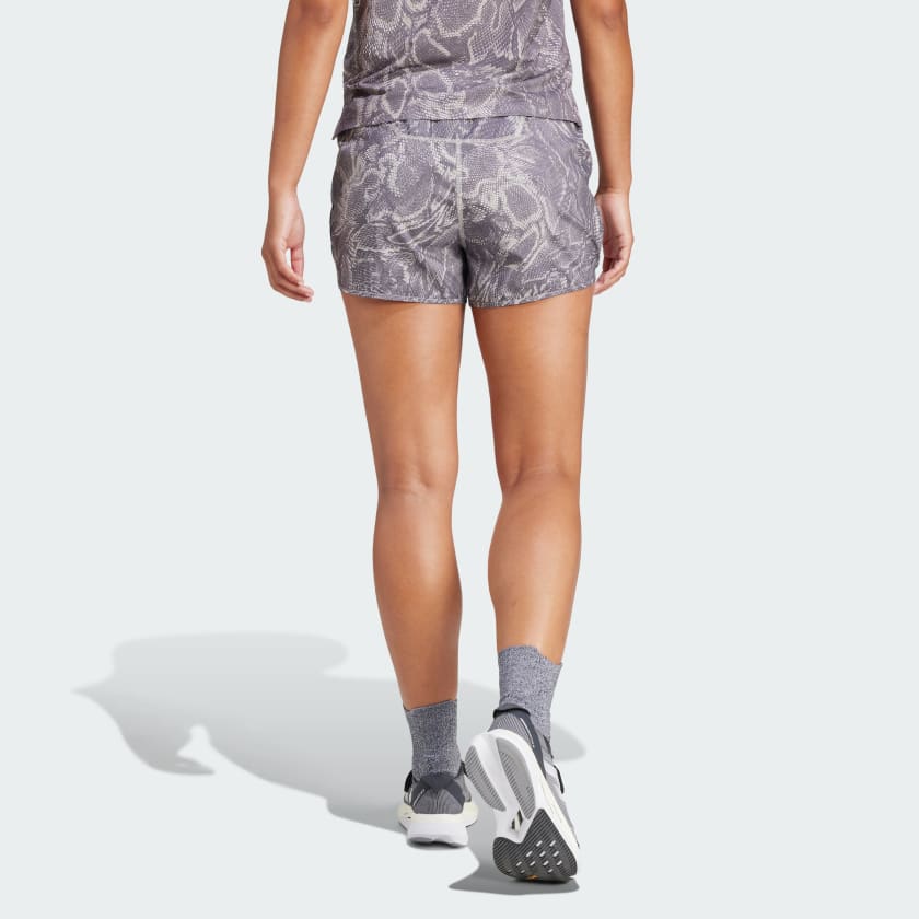 Adidas Own the Run Excite Allover Print AEROREADY Shorts