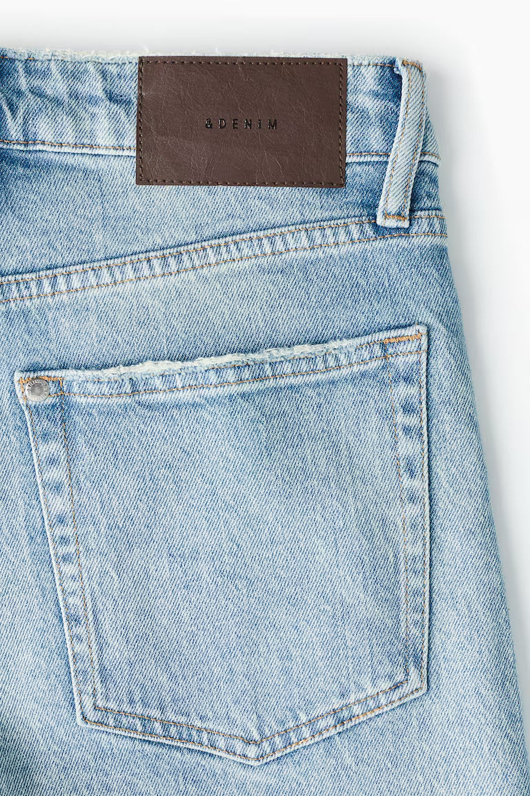 H&M MOM ULTRA HIGH DENIM SHORTS