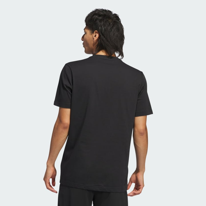 Adidas Worldwide Hoops Logo Performance Graphic Tee