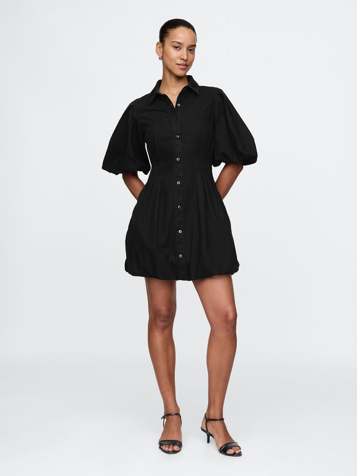 Gap Bubble Mini Shirtdress