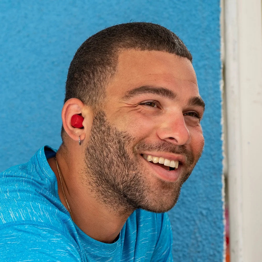JLab Go Air Pop Bluetooth Earbuds, True Wireless with Charging Case, Rose