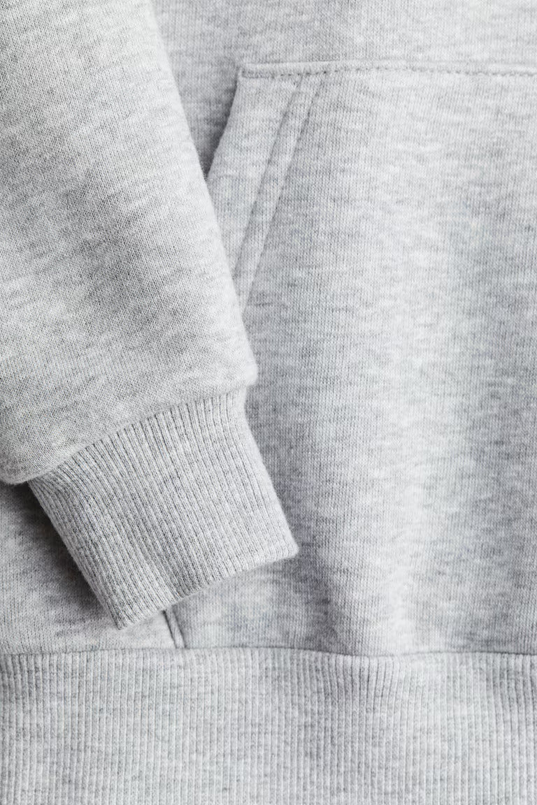 H&M BRUSHED-INSIDE HOODIE