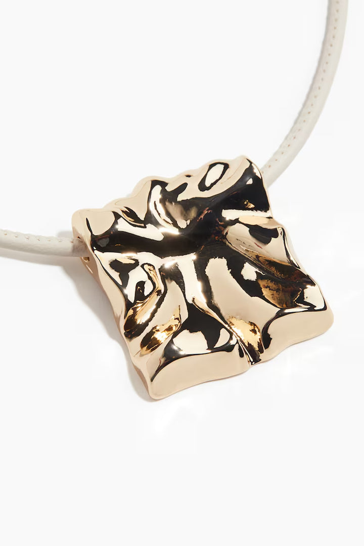 H&M COATED PENDANT NECKLACE