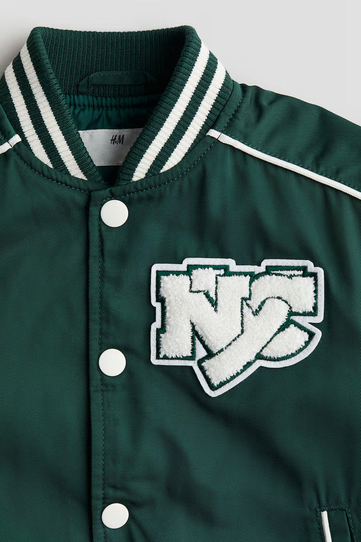 H&M PADDED BASEBALL JACKET