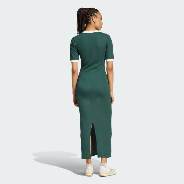 Adidas Adicolor 3-Stripes Knit V-Neck Dress