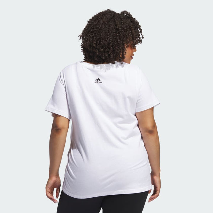 Adidas Linear Logo Tee (Plus Size)