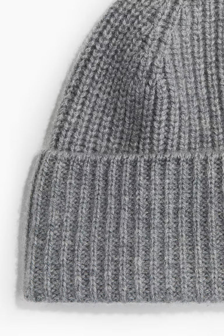 H&M RIB-KNIT CASHMERE HAT