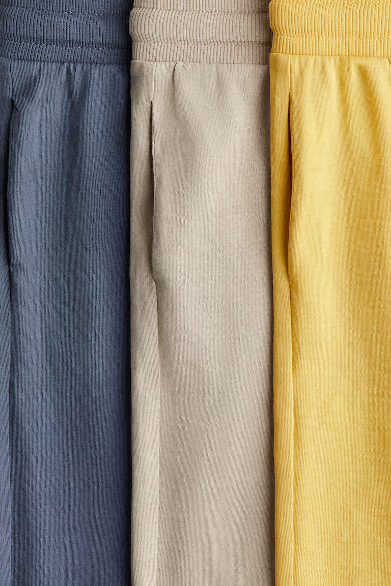 H&M 3-PACK JOGGERS