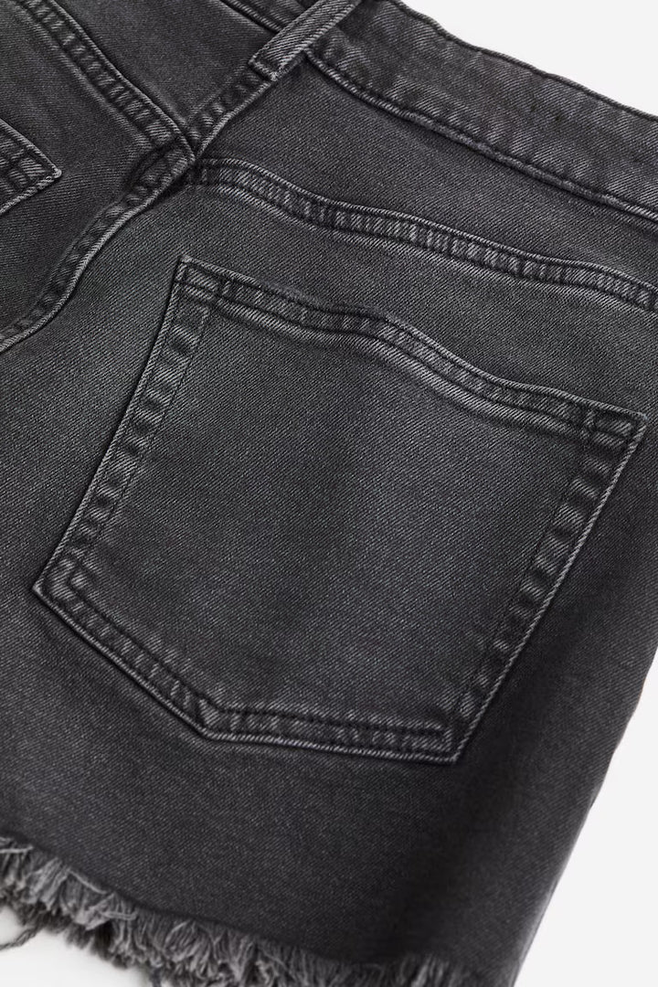 H&M HIGH WAIST DENIM SHORTS