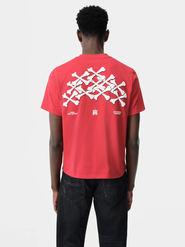 AMIRI BONES STACKED TEE