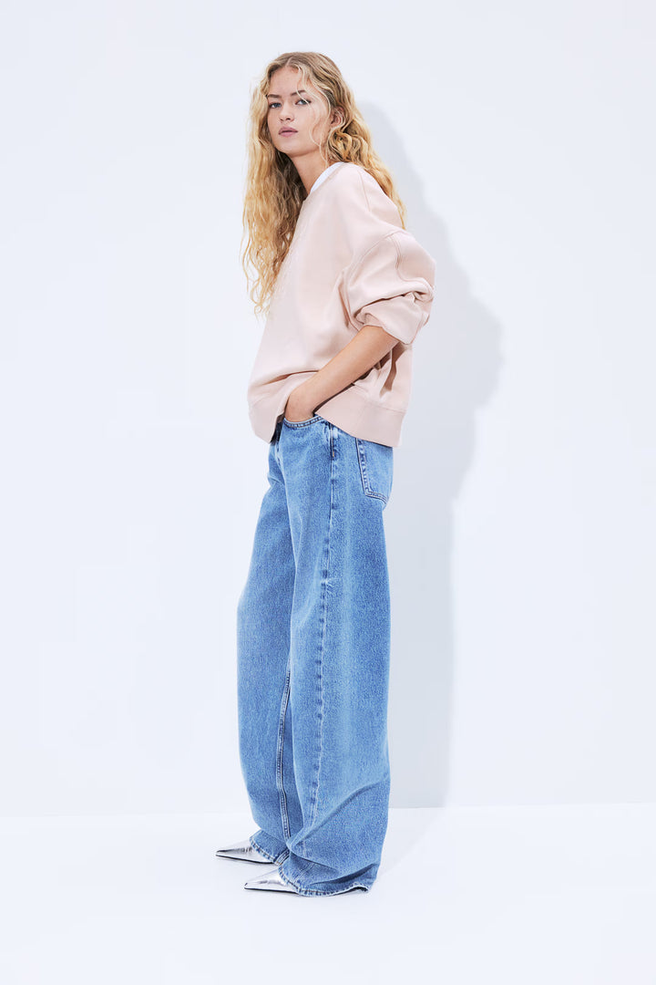 H&M Oversized Printed Sweatshirt