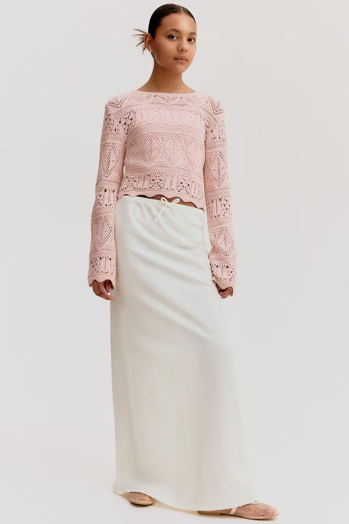 H&M Linen Blend Skirt