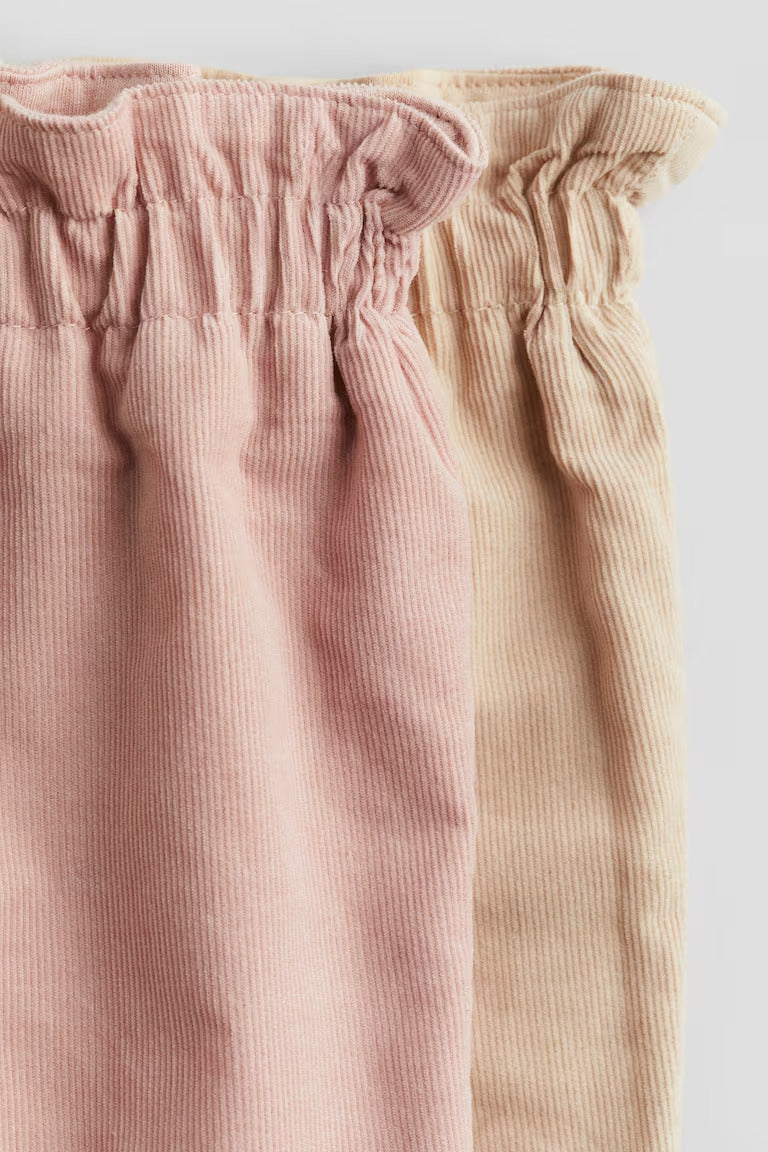 H&M  2-pack Paper Bag Pants