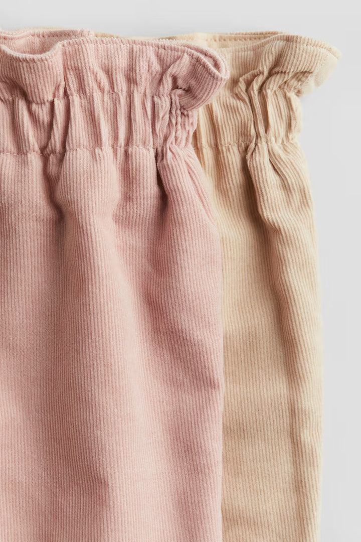 H&M  2-pack Paper Bag Pants