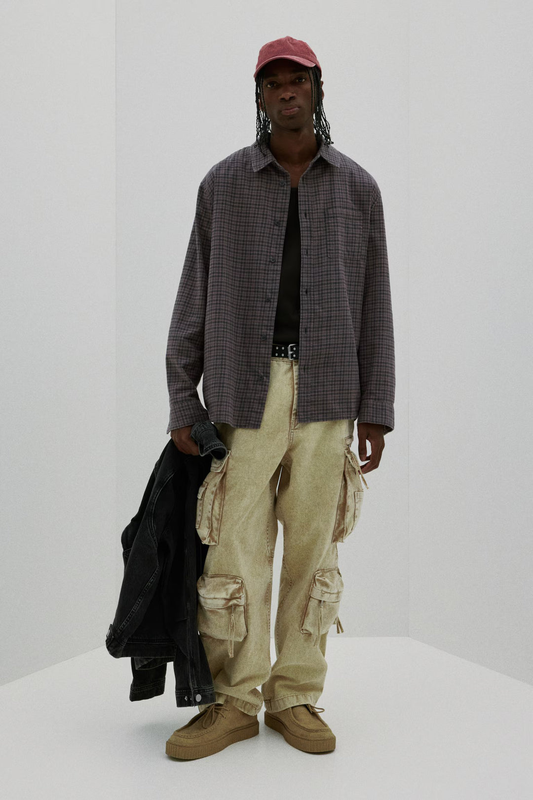 H&M Loose-Fit Flannel Shirt