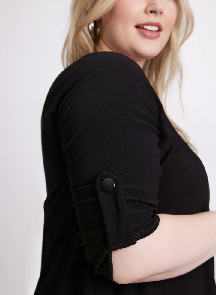 LAURA 3/4 Sleeve Crepe Top