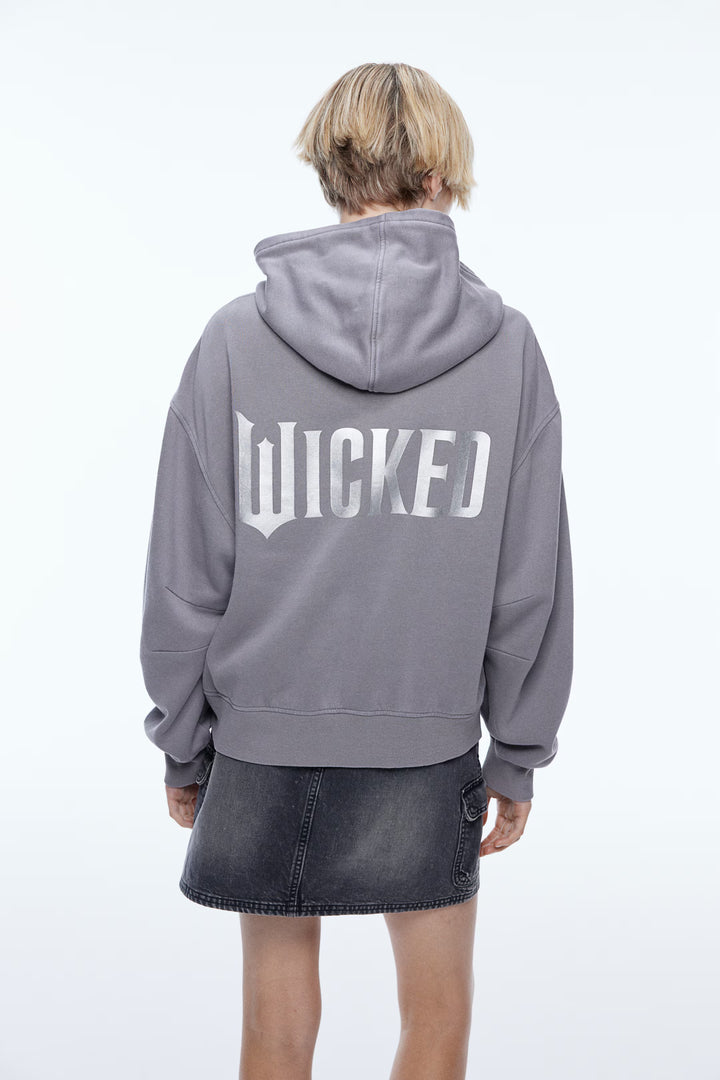 H&M Printed Hooded Jacket