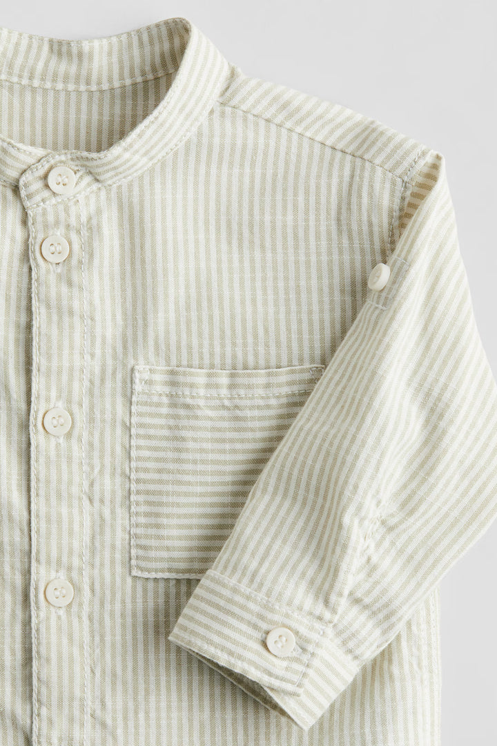 H&M Cotton Henley Shirt