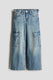 Blue denim wash