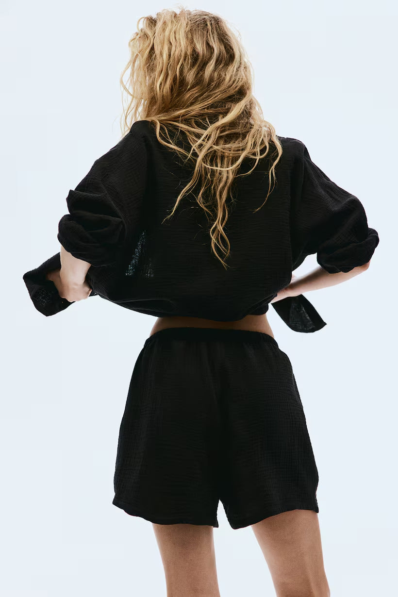 H&M Pajama Shirt and Shorts