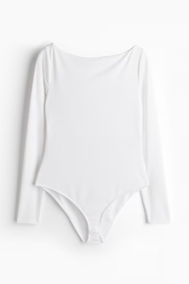 H&M BOAT-NECK BODYSUIT