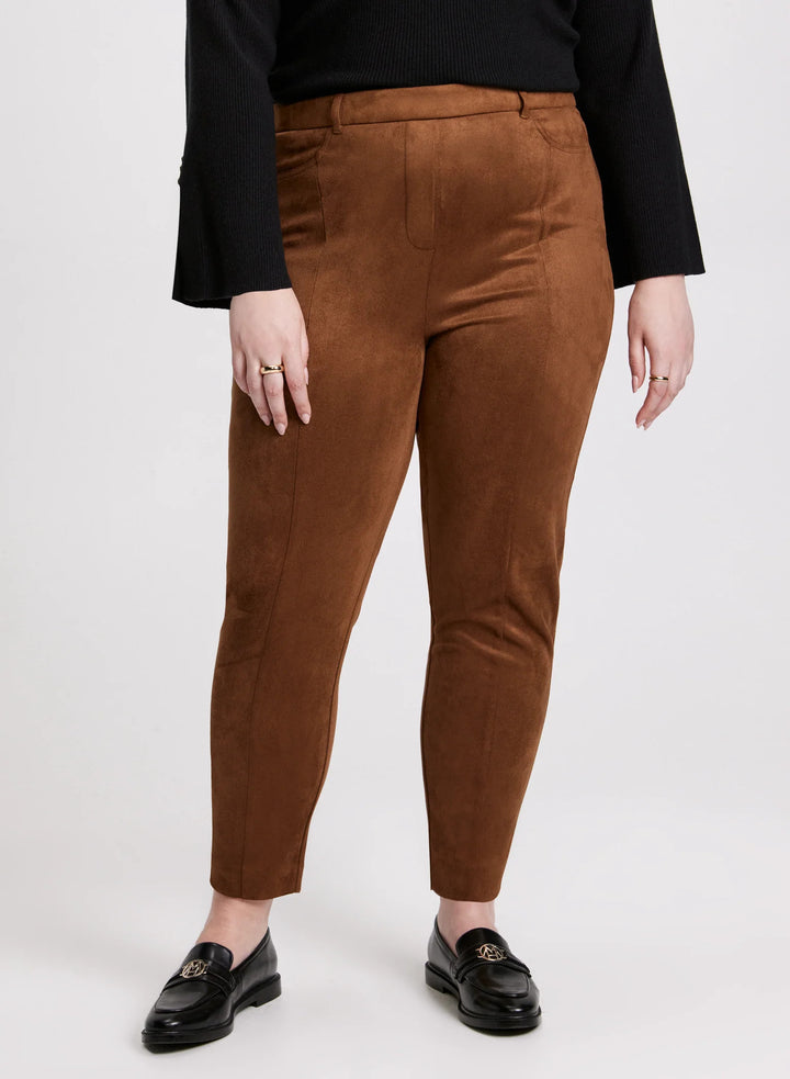 LAURA Chloe Vegan Suede Leggings - Regular
