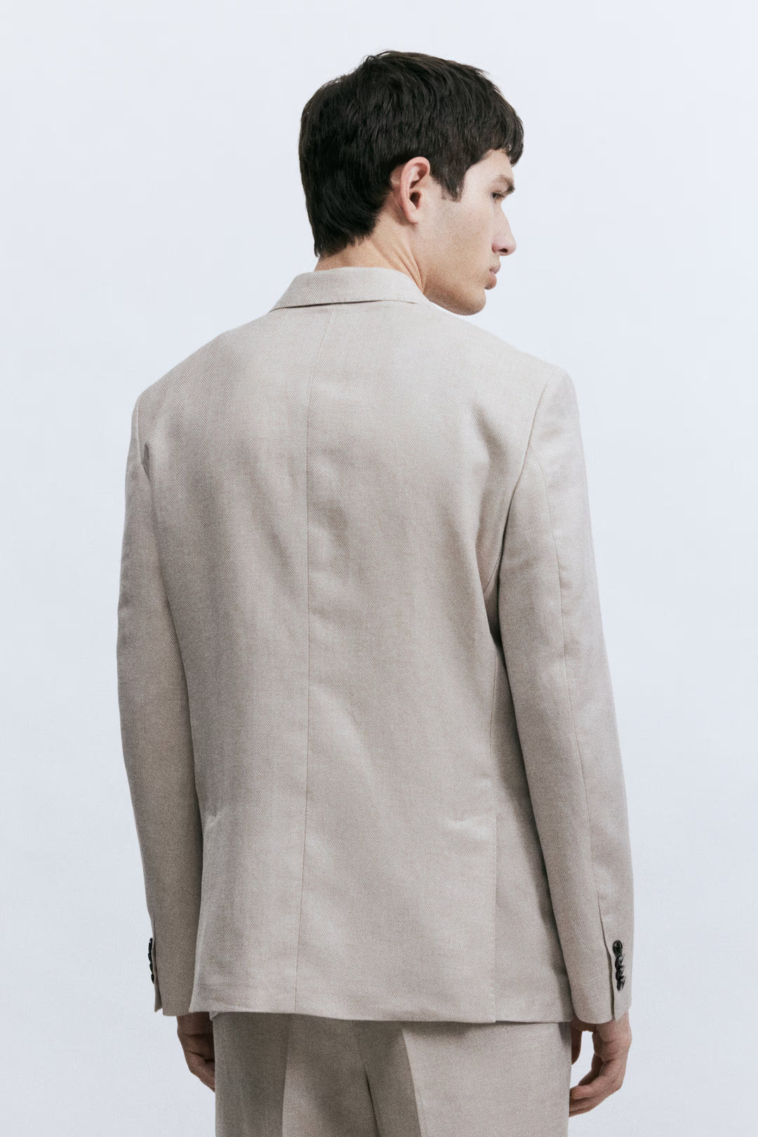 H&M Regular-Fit Wool-Blend Double-Breasted Jacket