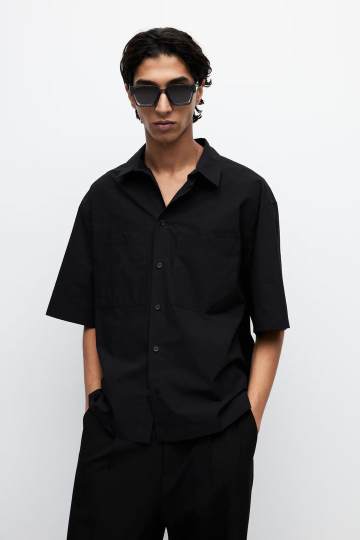 H&M Regular-Fit Short-Sleeved Shirt