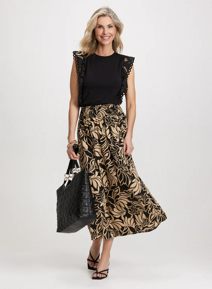 LAURA Crochet Cap Sleeve Top
