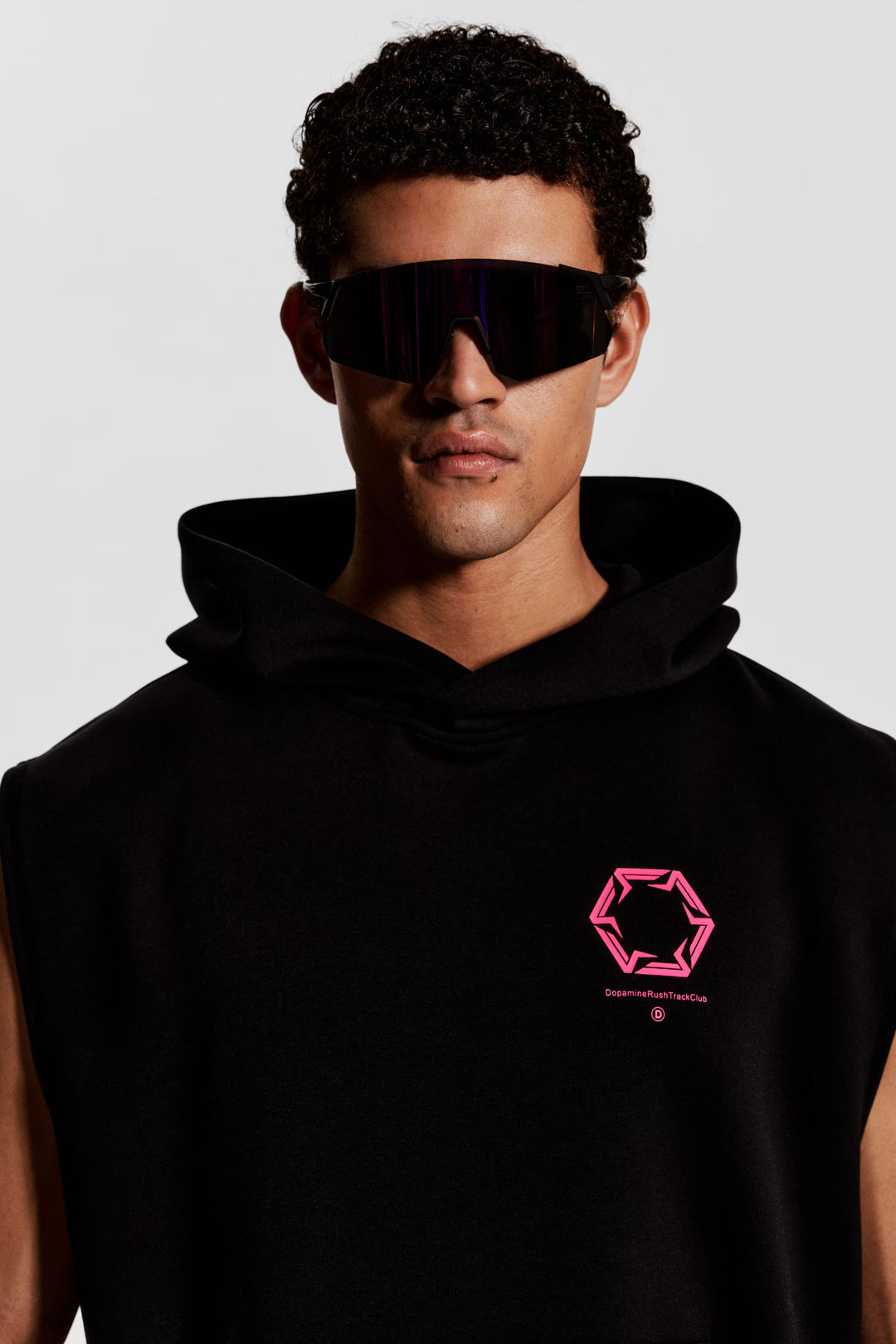 H&M Loose-Fit Sleeveless Sports Hoodie with DryMove™