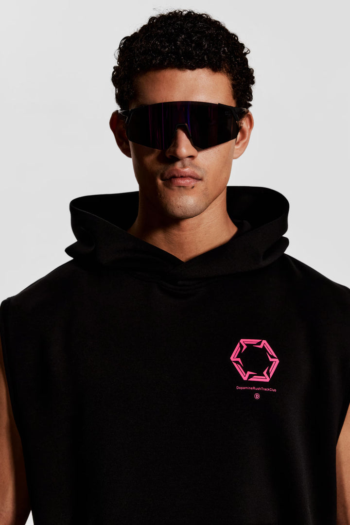 H&M Loose-Fit Sleeveless Sports Hoodie with DryMove™