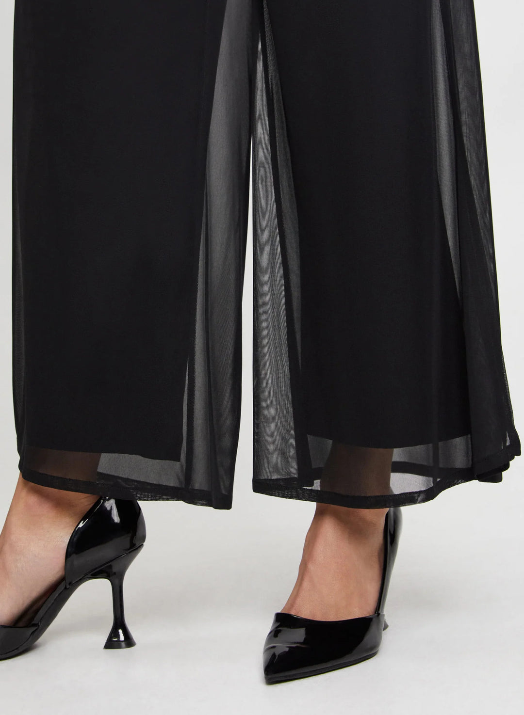 LAURA Olivia Chiffon Wide-Leg Pants - Regular