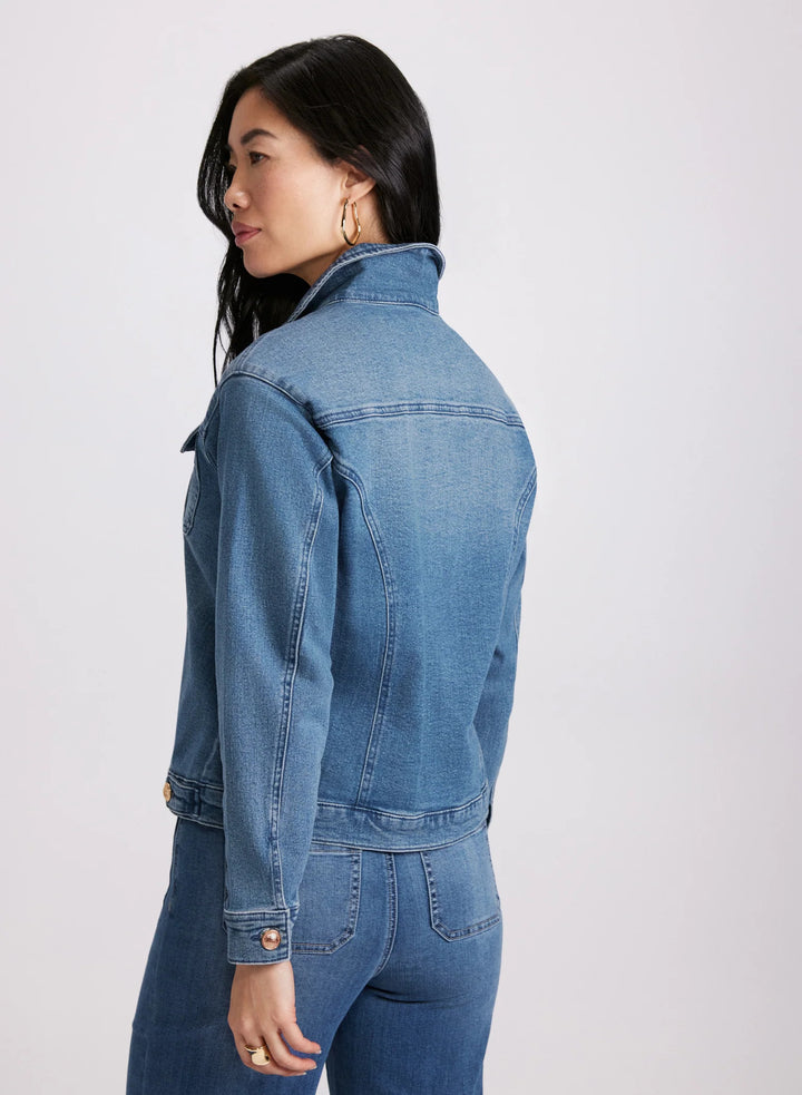 LAURA Button-Down Denim Jacket