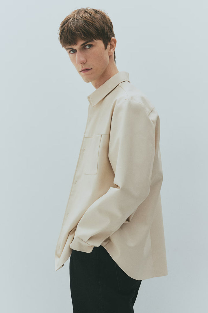 Regular-Fit Coated Shirt