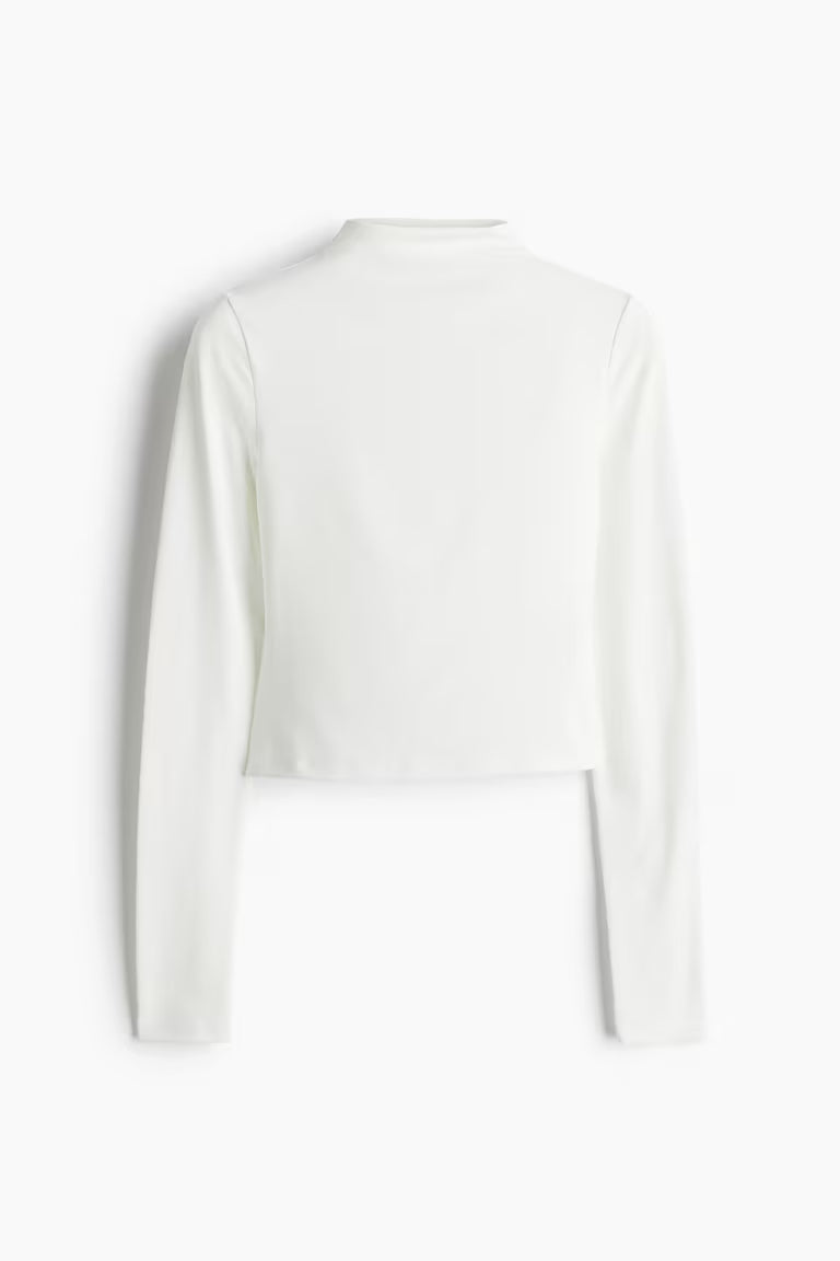 H&M MOCK TURTLENECK TOP