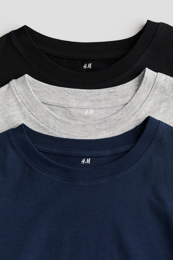 H&M 3-pack T-shirts