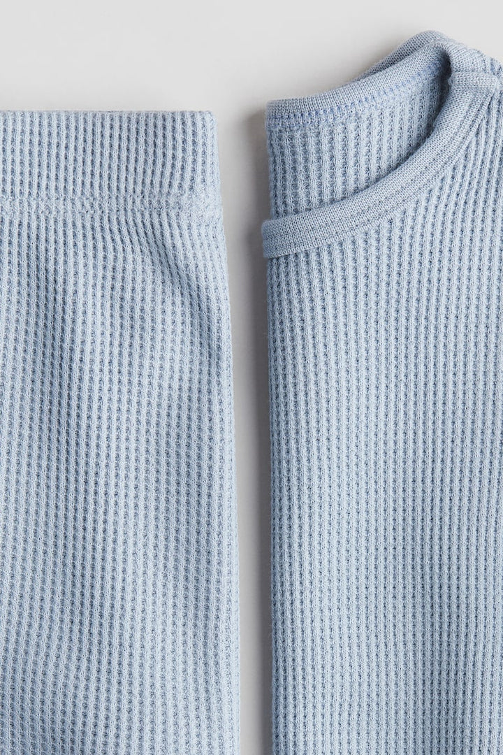 H&M 2-piece Waffled Cotton Set
