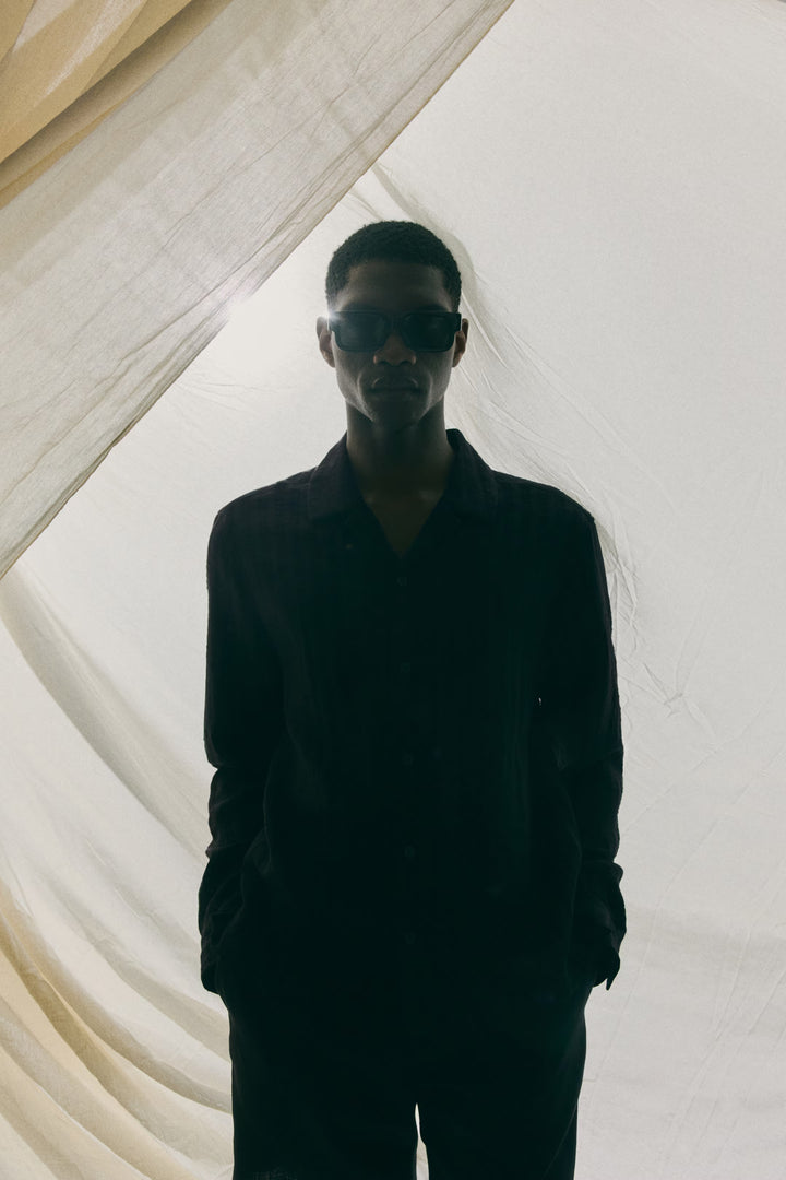 H&M Regular-Fit Jacquard-Weave Resort Shirt