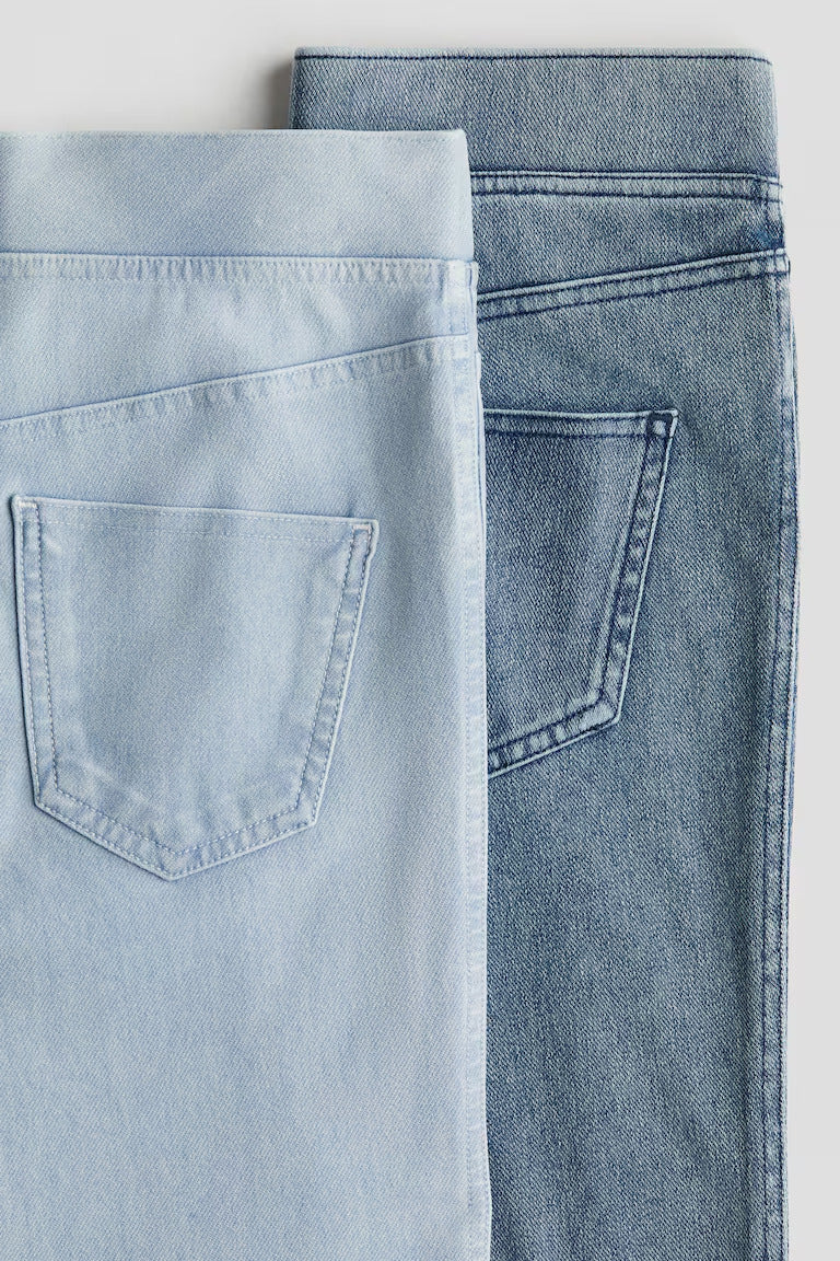 H&M 2-pack Flared Jersey Pants