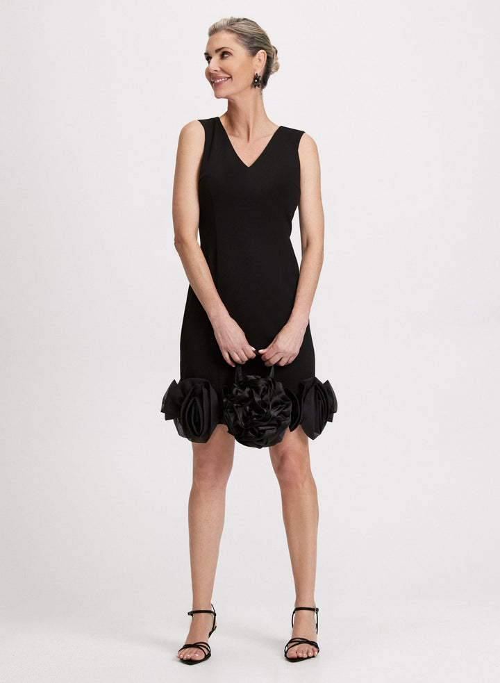 LAURA Rosette Detail Dress