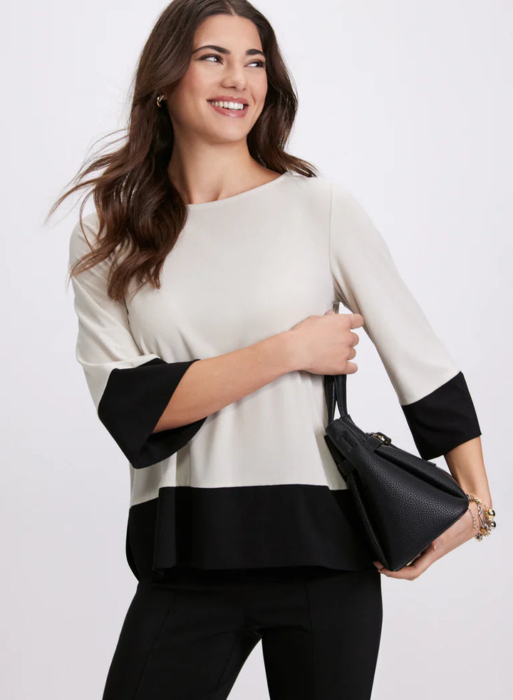 LAURA Colour-Block Top