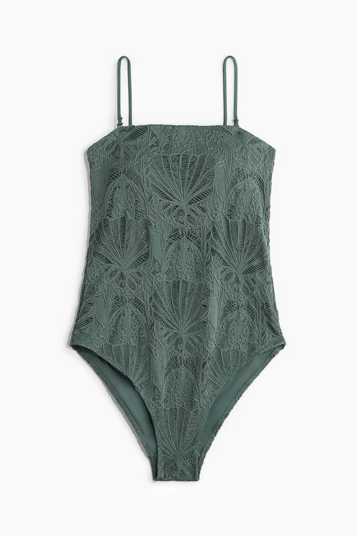 H&M Padded-Cup Bandeau Swimsuit
