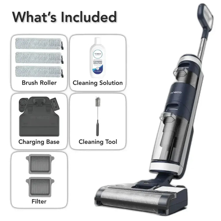 Tineco - Floor One S3 Extreme – 3 in 1 Mop, Vacuum & Self Cleaning Smart Floor Washer with iLoop Smart Sensor - Blue