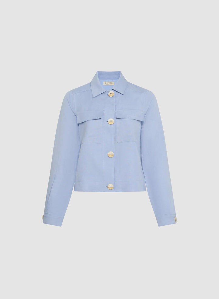 LAURA Short Linen Jacket