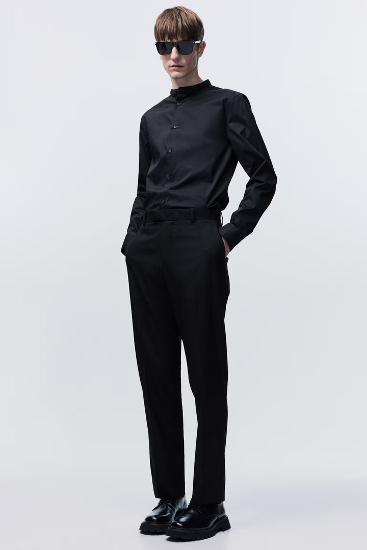 H&M Slim Fit Grandad shirt